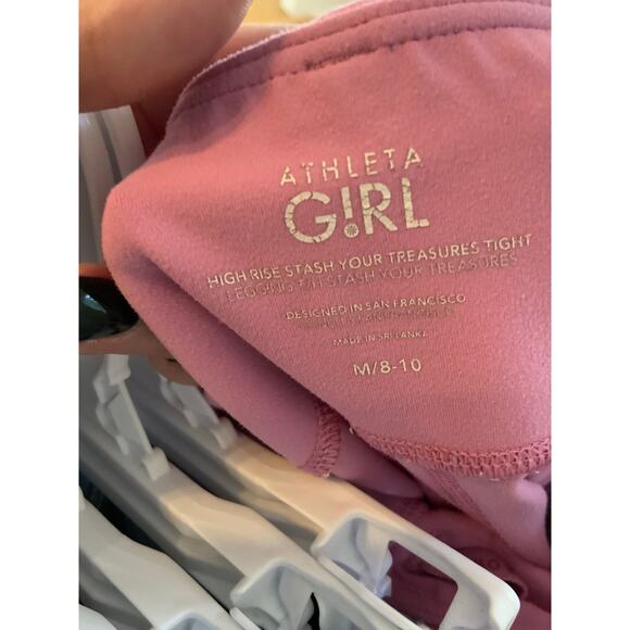 Athleta Girl High Rise Leggings size medium 8/10 - Picture 4 of 4